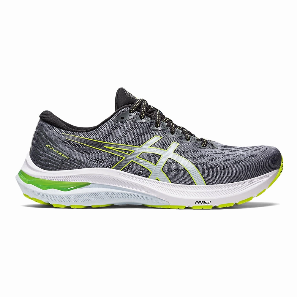 Men's Asics GT-2000 11, Metropolis/Lime Zest, 13 D Medium Asics Shoes For Running Reviews