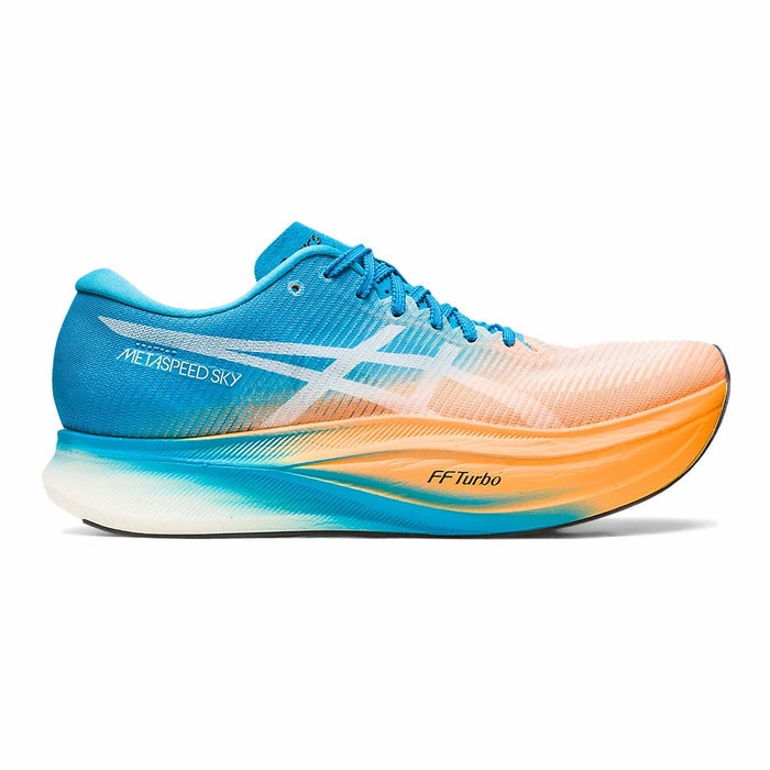 Men's Asics Metaspeed Sky , Orange Pop/Island Blue, 12.5 D Medium Asics Shoes Gel Kayano 21
