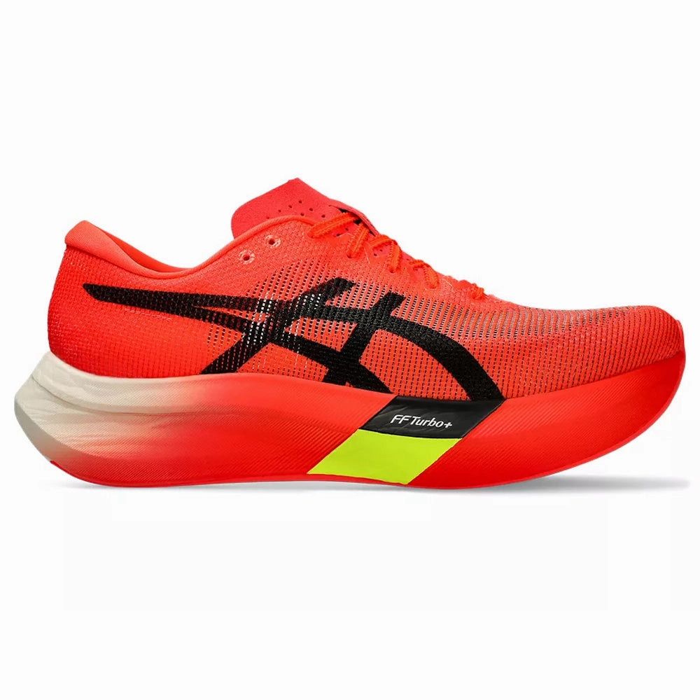 Asics No Tie Shoes Men's Asics Metaspeed Sky Paris, Sunrise Red/Black, 10 D Medium