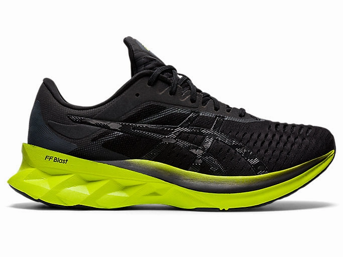 Men's Asics Novablast, Black/Lime Zest, 13 D Medium Best Asics Walking Shoes Review