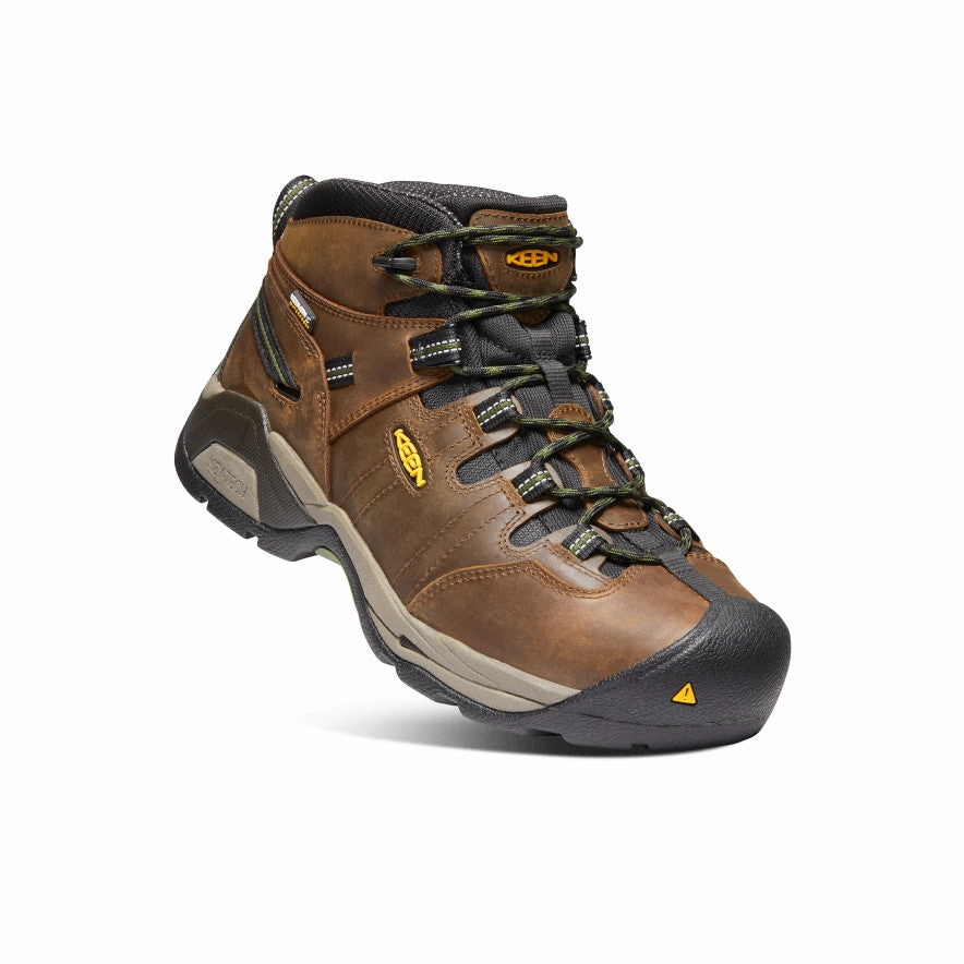 Men's Detroit XT Waterproof Boot (Steel Toe)  |  Cascade Brown/Bronze Green Wholesale Hiking Boots