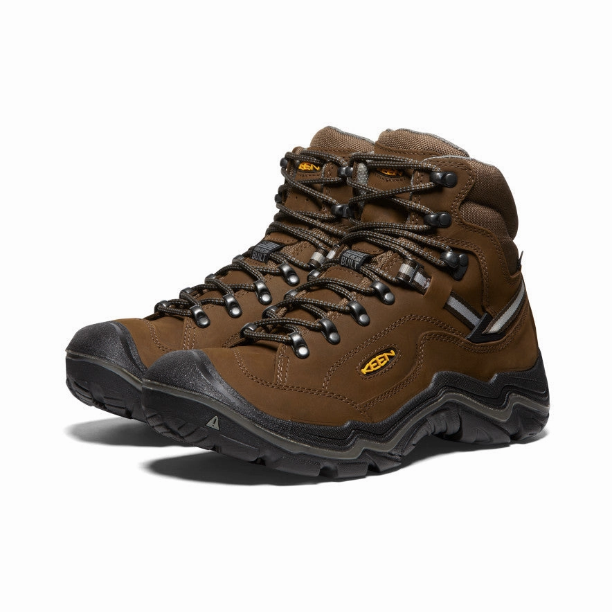 Men's Durand II Waterproof Boot Wide  |  Cascade Brown/Gargoyle Best Breathable Hiking Boot