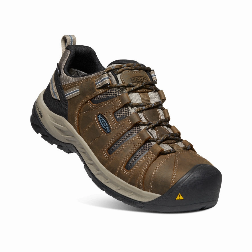 Hiking Boots Advice Men's Flint II Waterproof (Steel Toe)  |  Cascade Brown/Orion Blue