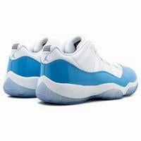 Nike Move To Zero Shoes Men's Jordan 11 Low Basketball Shoes - White Blue