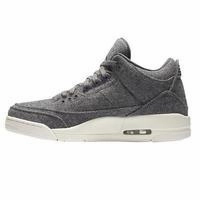 Men's Jordan 3 Retro Wool Basketball Shoes - Grey Nike Boa Golf Shoes