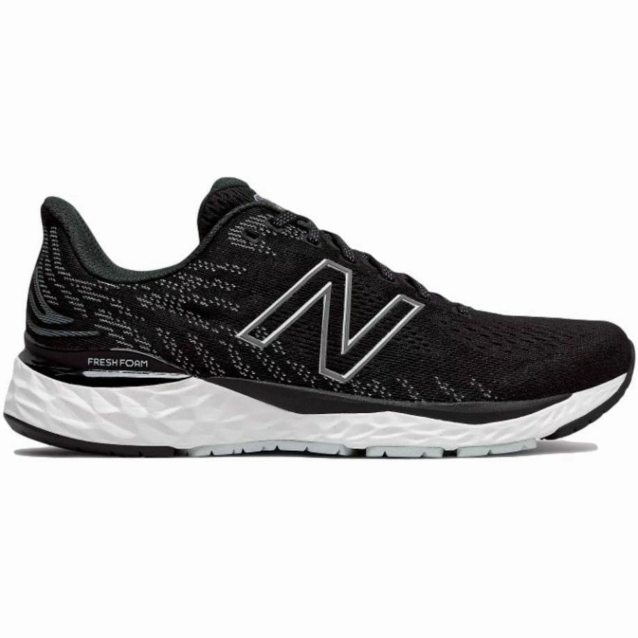 Men's New Balance Fresh Foam 880 v11, Black/Cyclone, 8 D Medium Street Fashion New Balance