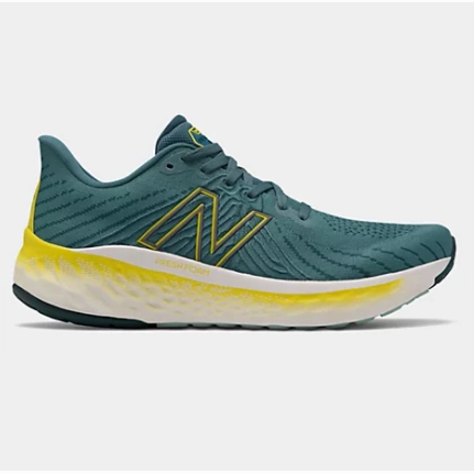 Men's New Balance Fresh Foam Vongo v5, Deep Sea/Sulphur Yellow, 9.5 D Medium New Balance 1906r Sneakers