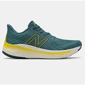 Men's New Balance Fresh Foam Vongo v5, Deep Sea/Sulphur Yellow, 9.5 D Medium New Balance Unisex 530