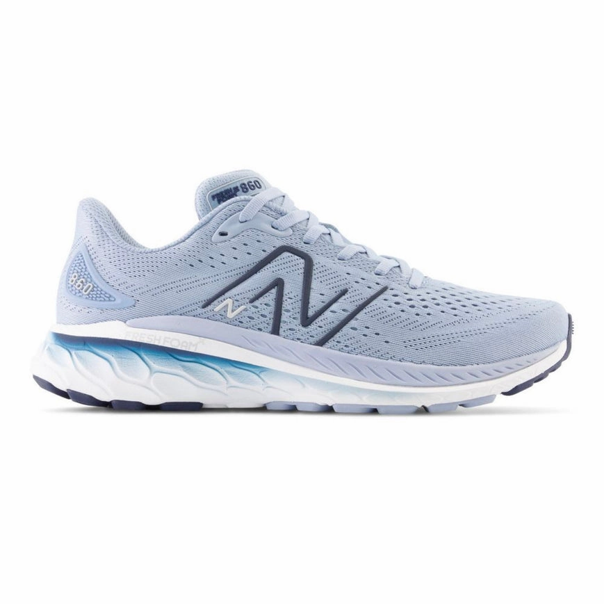 Men's New Balance Fresh Foam X 860v13, Light Artic Grey/Natural Indigo, 10 2E Wide New Balance 1906d