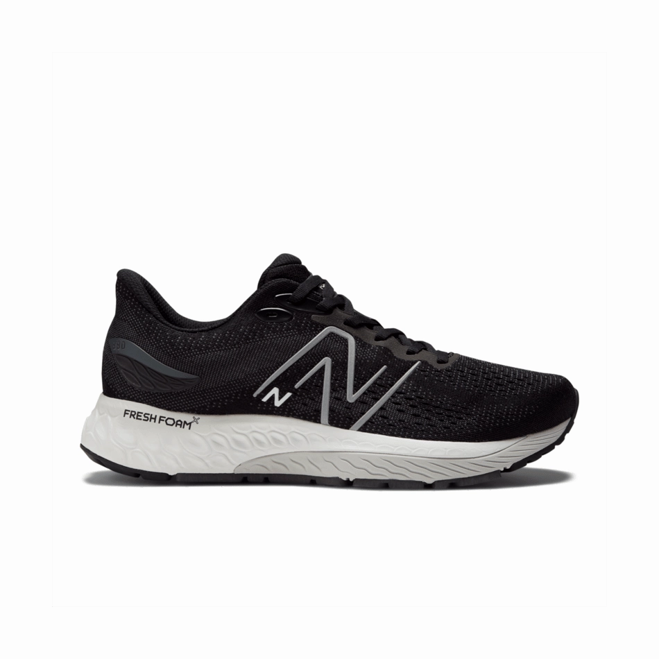 New Balance 550 Big Kids Men's New Balance Fresh Foam X 880v12, Black/Light Aluminum, 7.5 D Medium