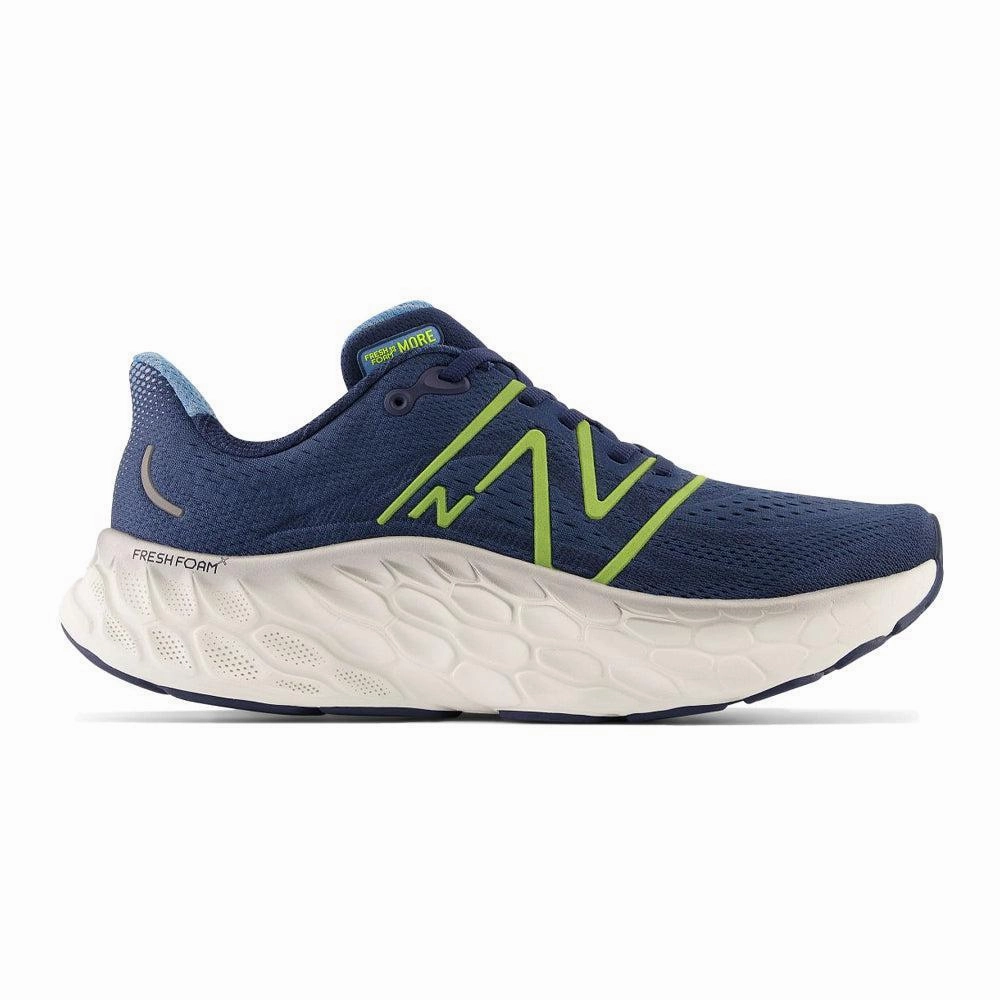 Men's New Balance Fresh Foam X More v4, Nb Navy/Cosmic Pineapple, 10 2E Wide Toddler New Balance 515