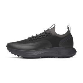 Men's Strider Explore - Natural Black (Dark Grey Sole) Ultrafly Trail Shoe