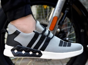 Best Barefoot Running Shoe Men's Stylish Grey Mesh Sports Shoes