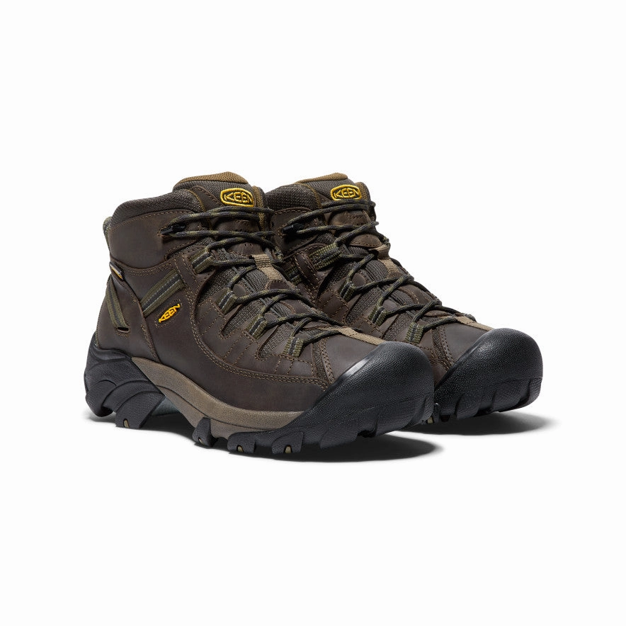 Men's Targhee II Waterproof Mid Wide  |  Canteen/Dark Olive Rag And Bone Hiking Boots