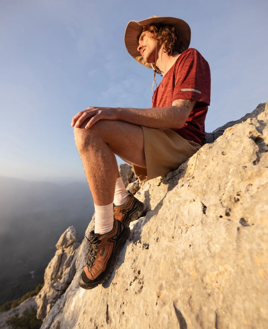 Hiking Army Boots Men's Targhee IV Waterproof Hiking Shoe  |  Java/Bison