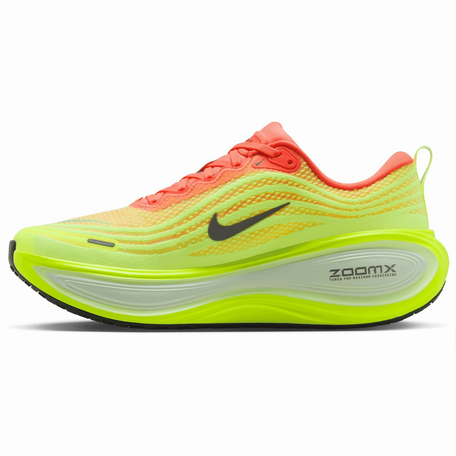Nike Tennis Vapor Shoes Men's Vomero Plus Running Shoes Bright Mango / Volt / Barely Volt / Metallic Dark Grey
