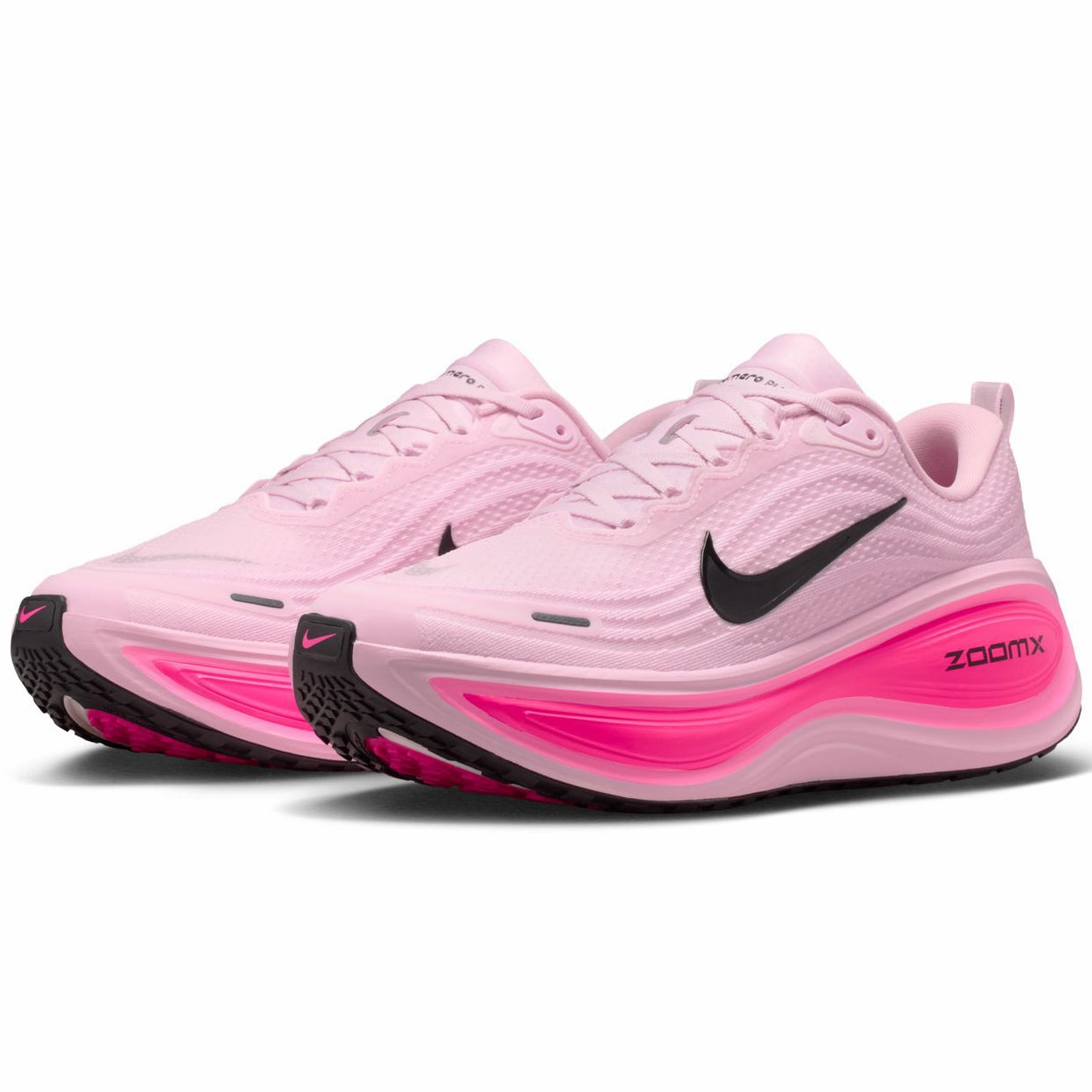 Skeleton Shoes Nike Men's Vomero Plus Running Shoes Pink Foam / Hyper Pink / Pink Beam / Black