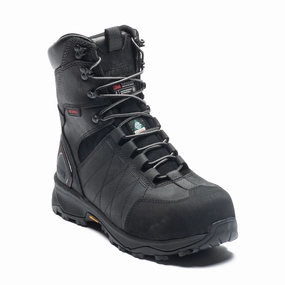 Kodiak Ice Conqueror Men's 8" Waterproof Composite Toe Work Boots 4TGDBK Mission Leather Mid Approach Shoes
