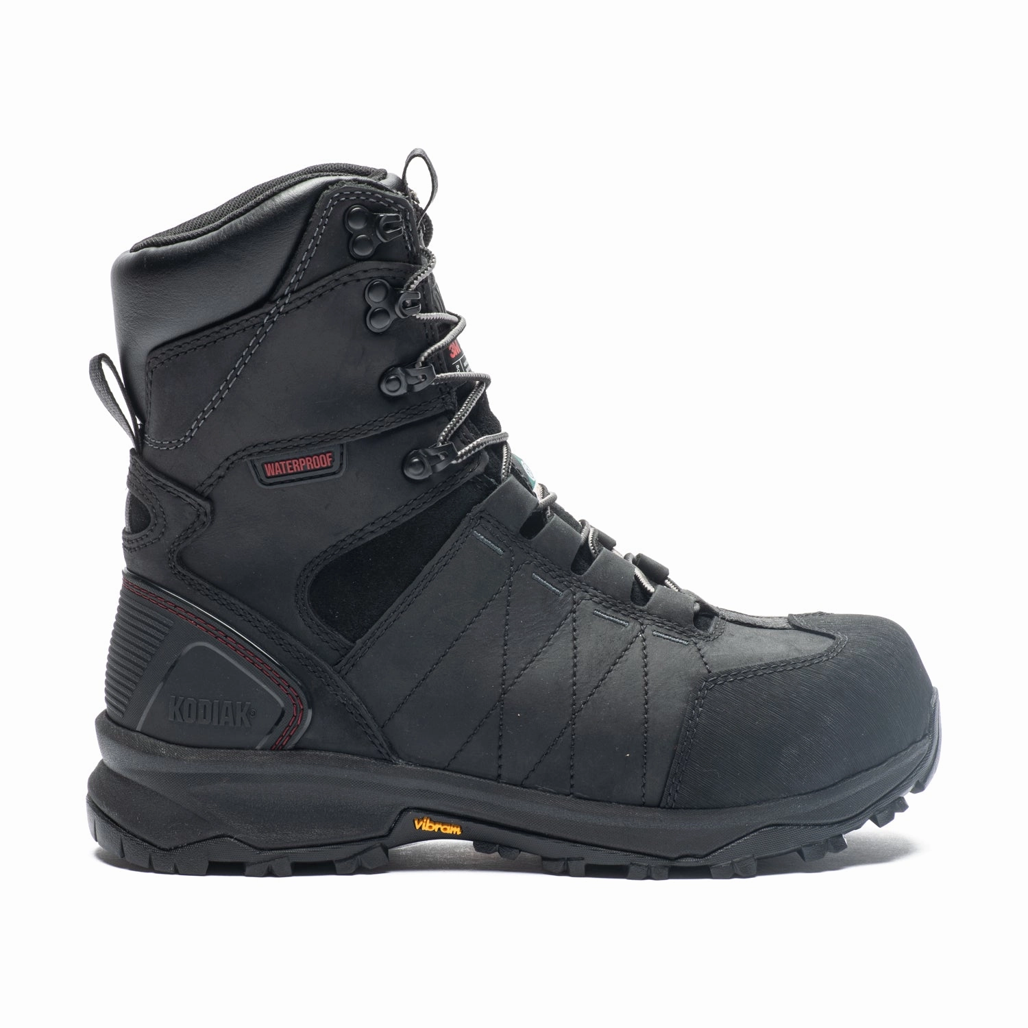 Lightest Waterproof Shoes Kodiak Ice Conqueror Men's 8" Waterproof Composite Toe Work Boots 4TGDBK