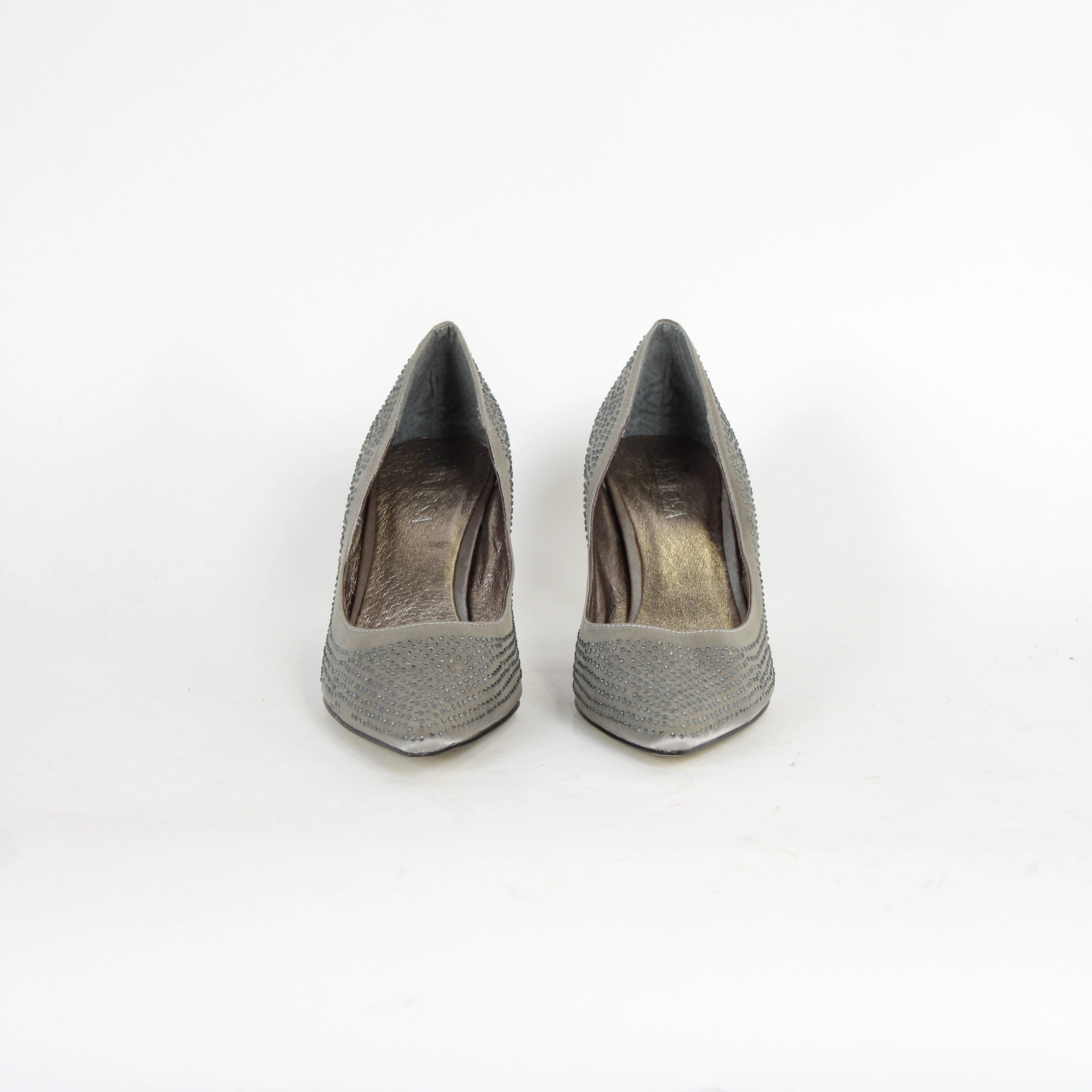 Mimosa Grey Diamante Heels Man On High Heels Movie