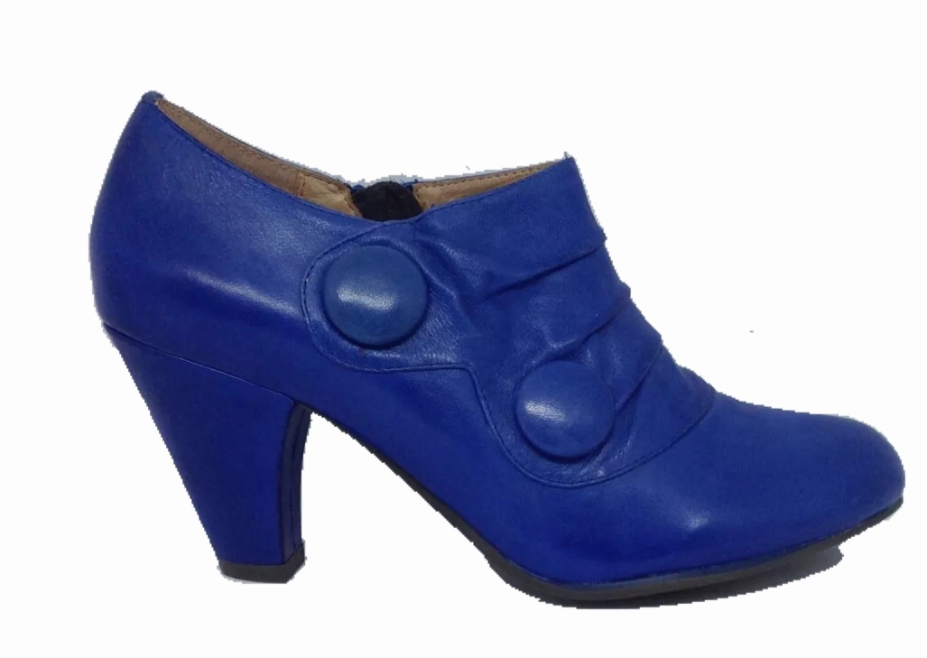 Miz Mooz CoCo Cobalt Blue Leather boot heel SALE Ball Of Foot Cushion For High Heels