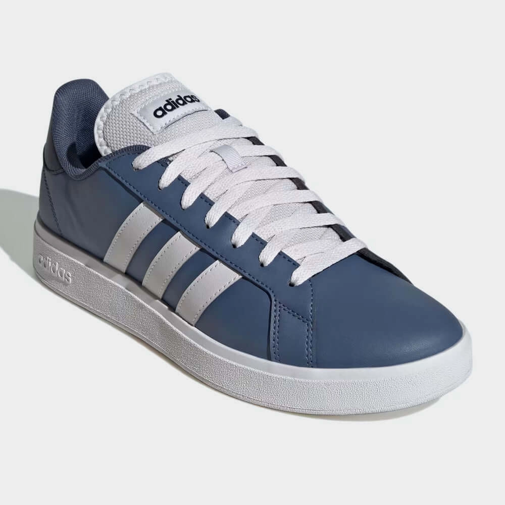Adidas Retro Skate Shoes Adidas Mens Grand Court Base 2.0 Sneakers Blue