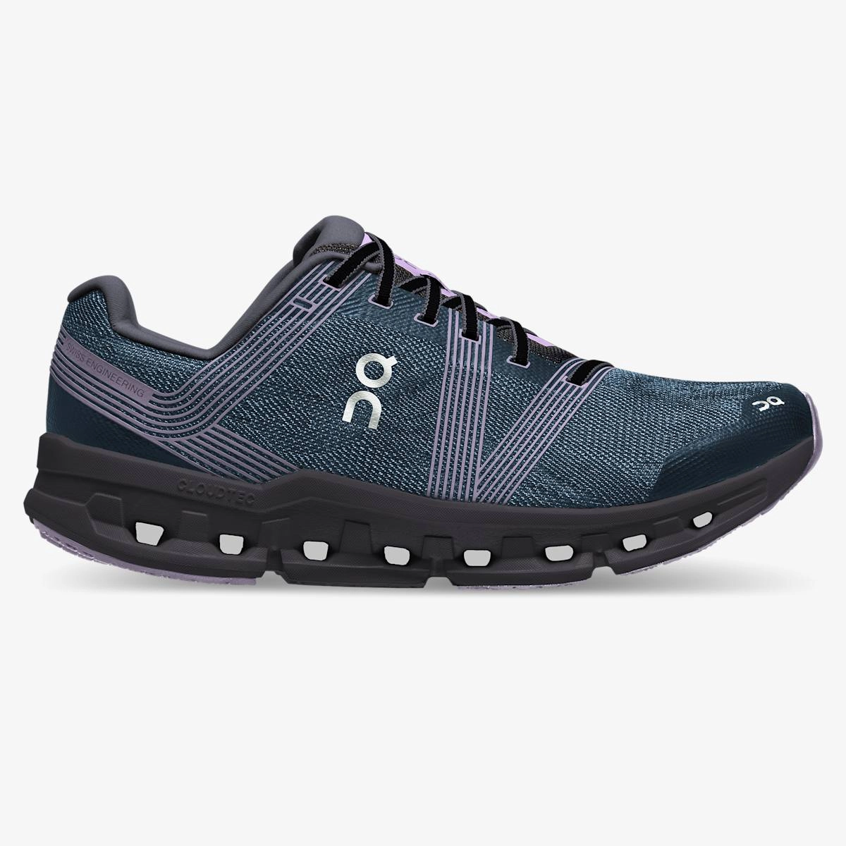 On Running | Cloudgo | Men's | Storm/Magnet Low Heel Drop Running Shoes