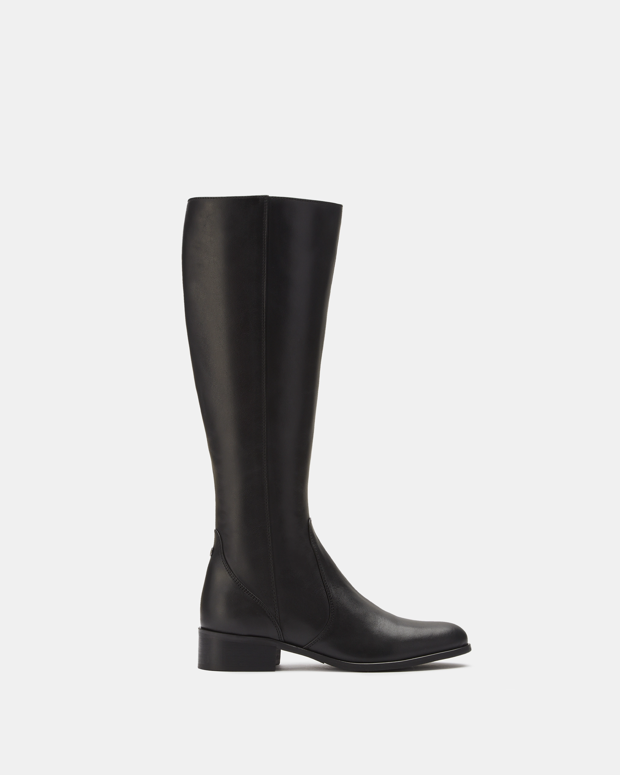 My Knee High Boots Are Too Loose Haltham Tall Knee High Boots in Black Leather