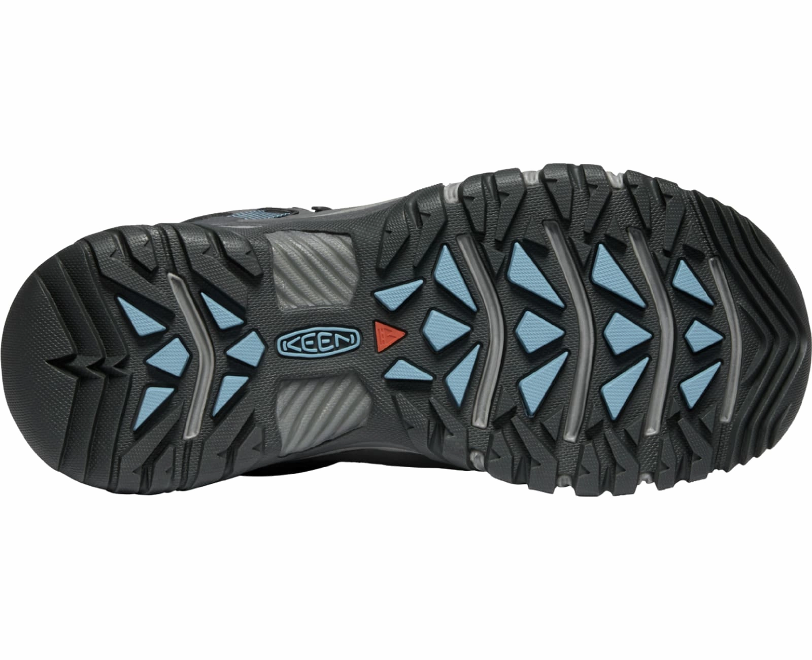 1023040 Keen Women's Targhee III Waterproof Mid Magnet/Atlantic Blue Timberland Vibram Hiking Boots