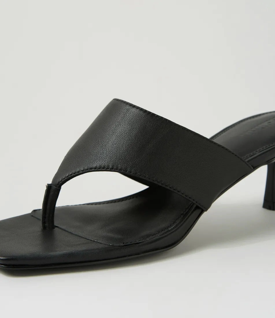 Mollini ~ Torina 2 Colours~ Black ~ Nude ~ Leather Gold High Heels Size 11