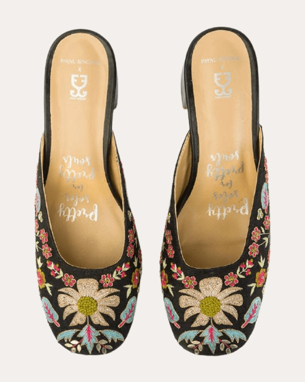 15 Cm High Heels Moonflower Night : Heels - Payal Singhal X Fizzy Goblet- Limited Edition