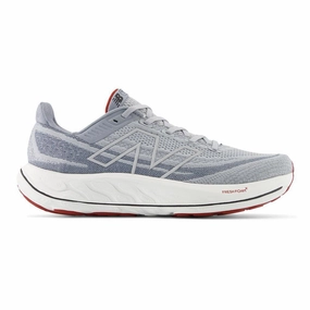 New Balance Suede Blue Men's New Balance Fresh Foam Vongo v6, Aluminum Grey/Brick Red, 9.5 2E Wide