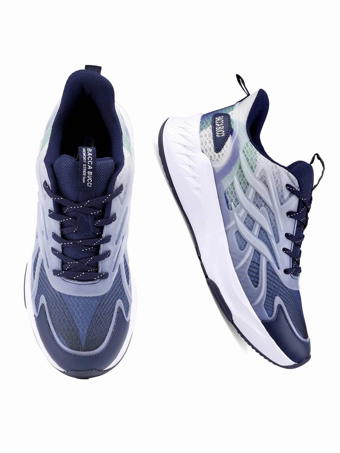 Running Shoe Store Gait Analysis 3d Foot Scan 2024 Bacca Bucci HELIX Men's Low-Top Casual Athleisure Shoes