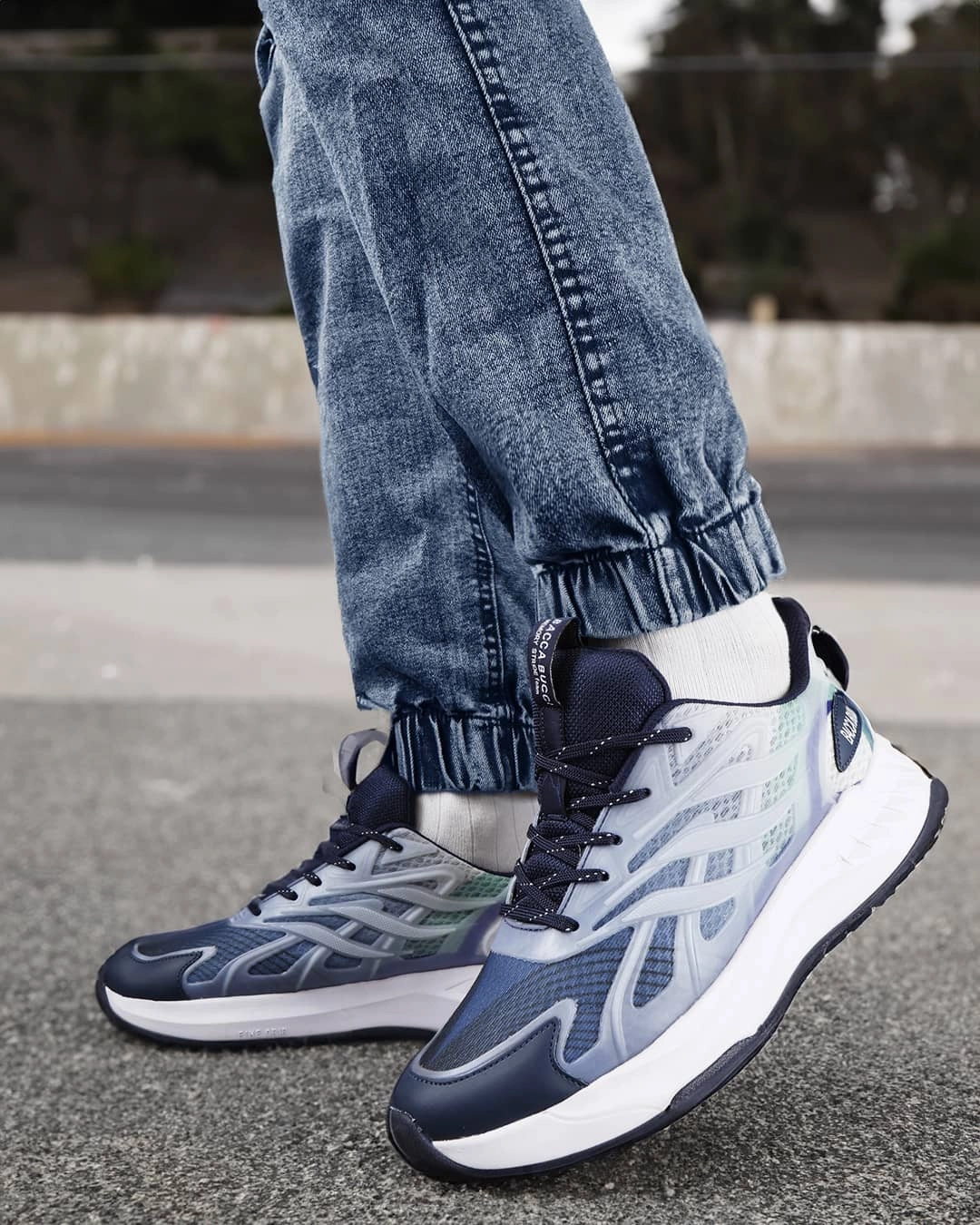 Bacca Bucci HELIX Men's Low-Top Casual Athleisure Shoes Good Running Shoes Women