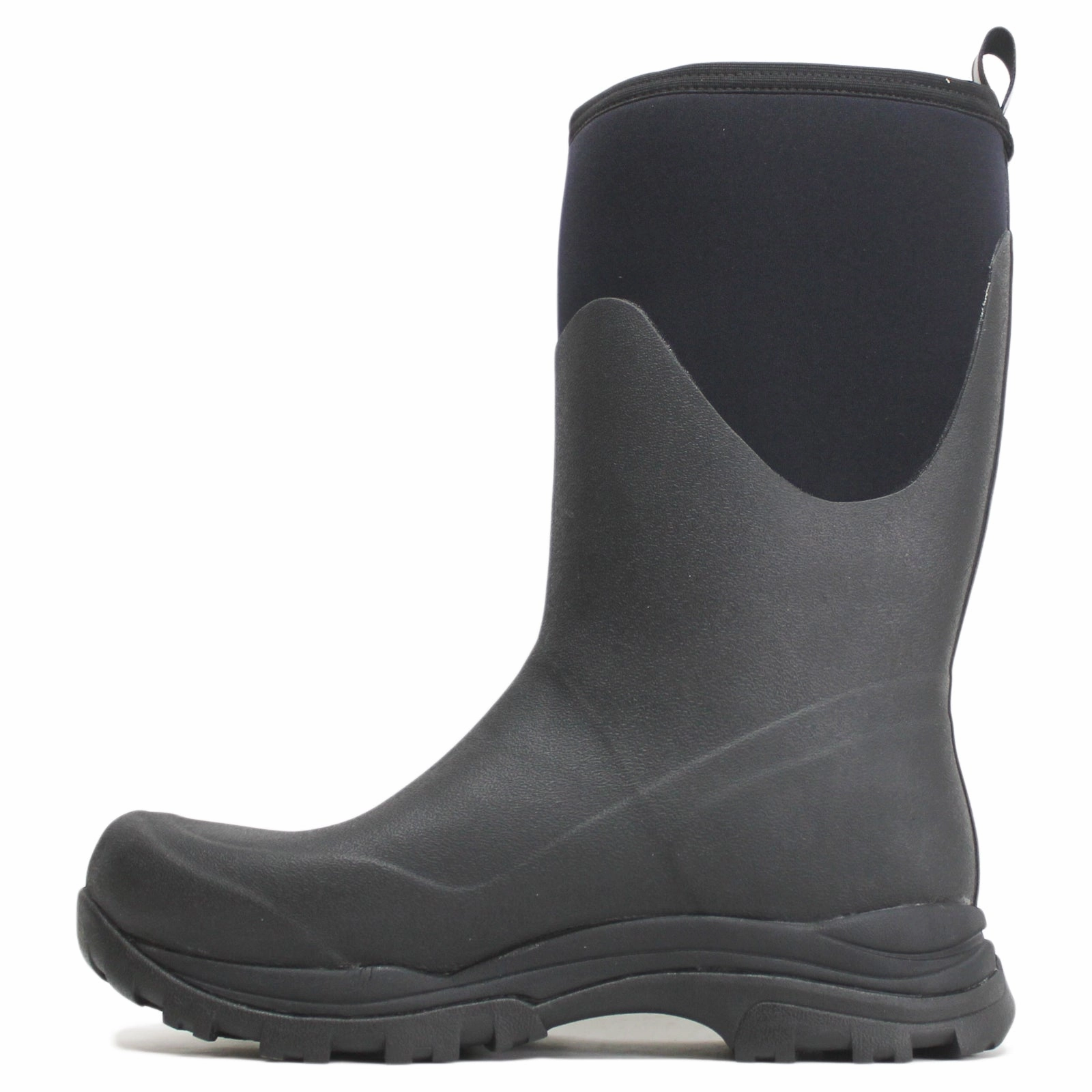 Muck Boot Arctic Outpost Mid Synthetic Textile Men's Mid Calf Black Boots Comfortable Work Boots