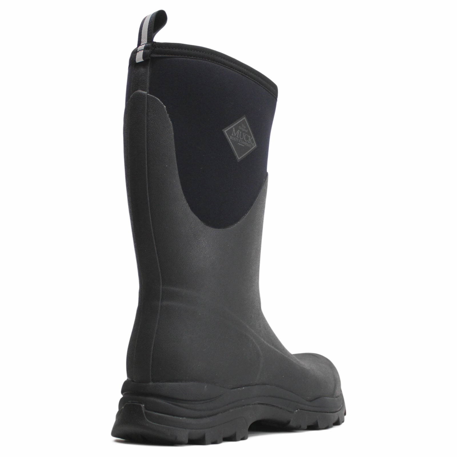 Safety Boots Near Me Muck Boot Arctic Outpost Mid Synthetic Textile Men's Mid Calf Black Boots
