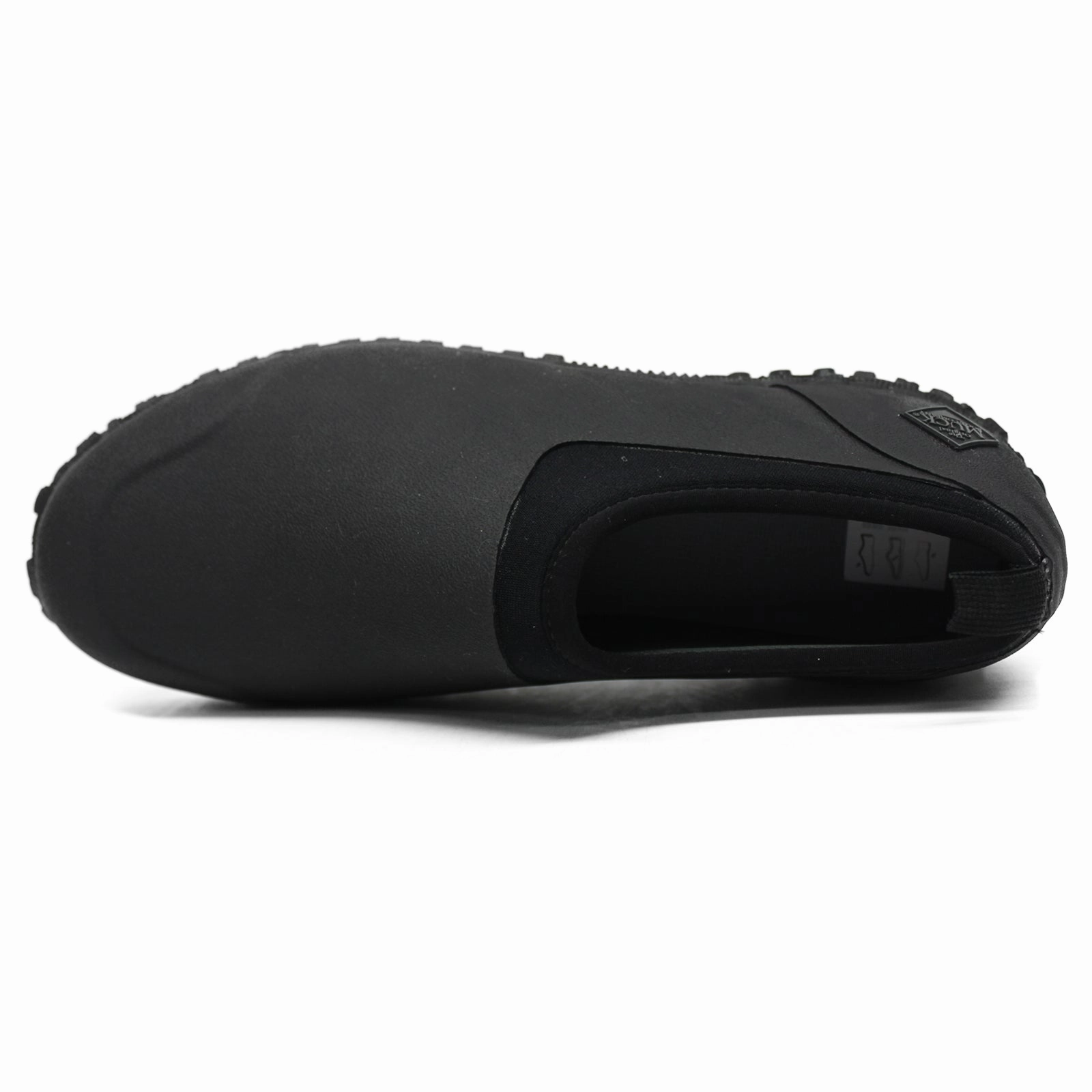 Waterproof Neoprene Shoes Muck Boot Muckster II Low Synthetic Textile Men's Slip On Black Black Shoes