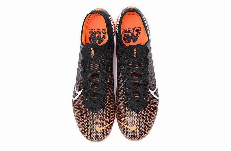 Nike Mercurial Superfly VI Elite FG Flyknit 360 Soccers Cleats Shoes Black Orange Deals On Nike Shoes
