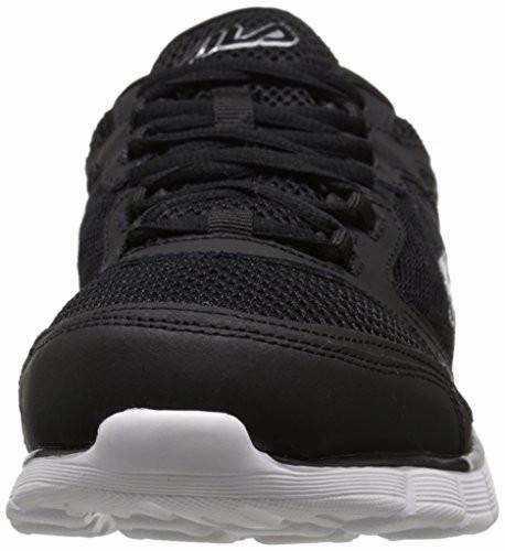 Fila Memory Deluxe Sem Running Shoe Blackcastlerockwhite 8.5 M US Running Shoes With Most Cushion