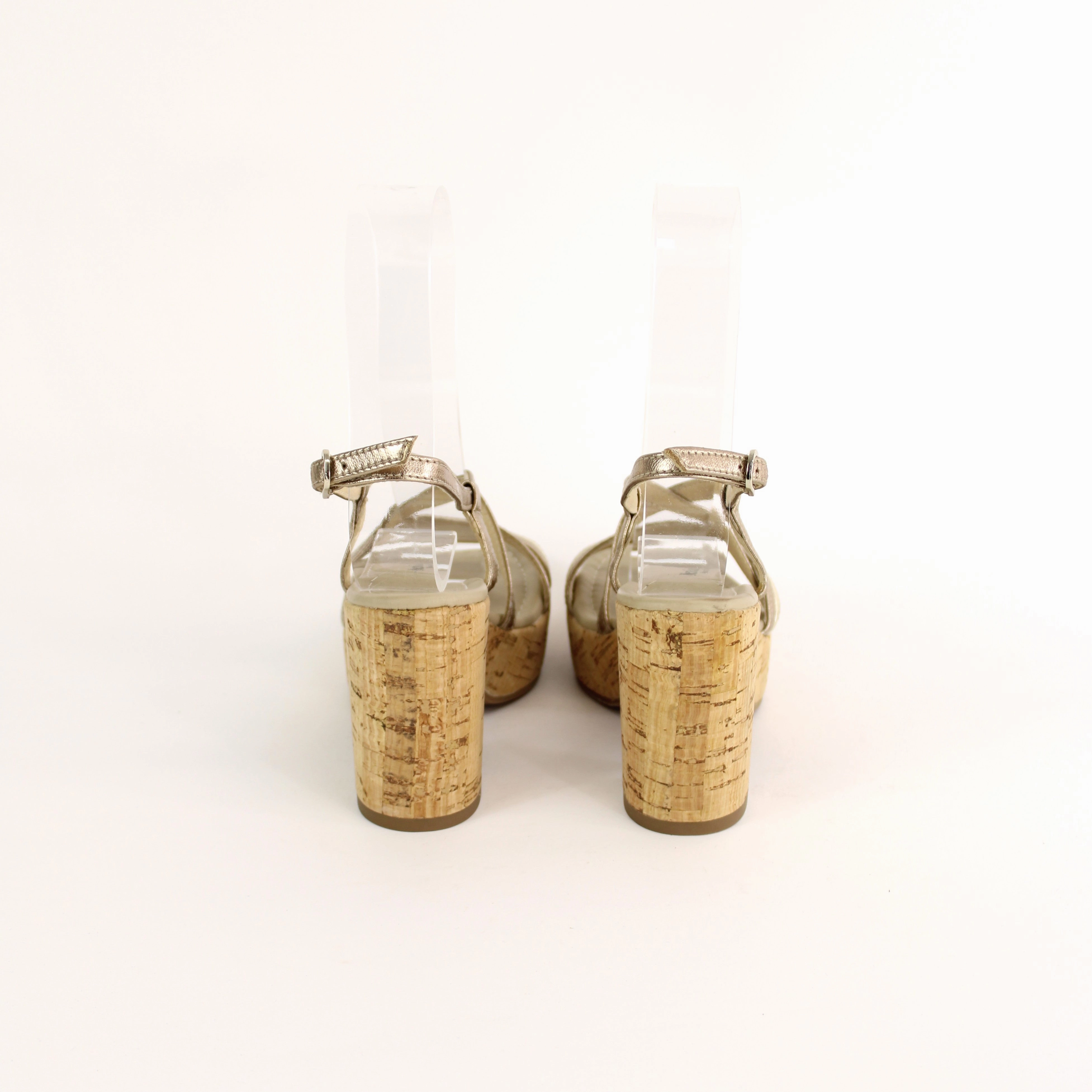 Nero Giardini Gold Platform Heels Sneax High Heels