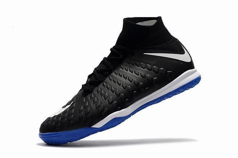 New Nike HypervenomX Proximo II DF IC HP30039 Soccer Cleats Shoes Black White Game Royal New Nike Shoes Air Jordan