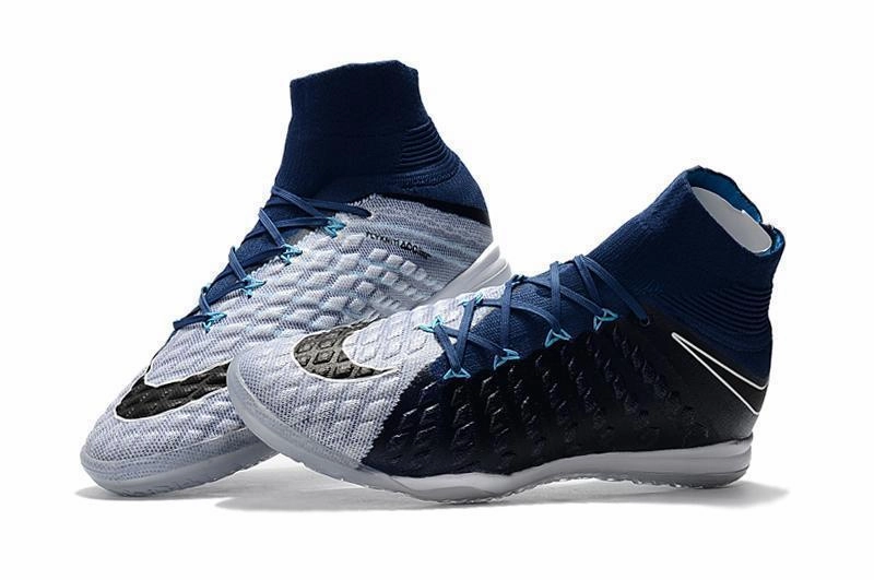 Nike Flat Running Shoes New Nike HypervenomX Proximo II Dynamic Fit IC HP30019 Soccer Cleats Shoes Brave Blue Black