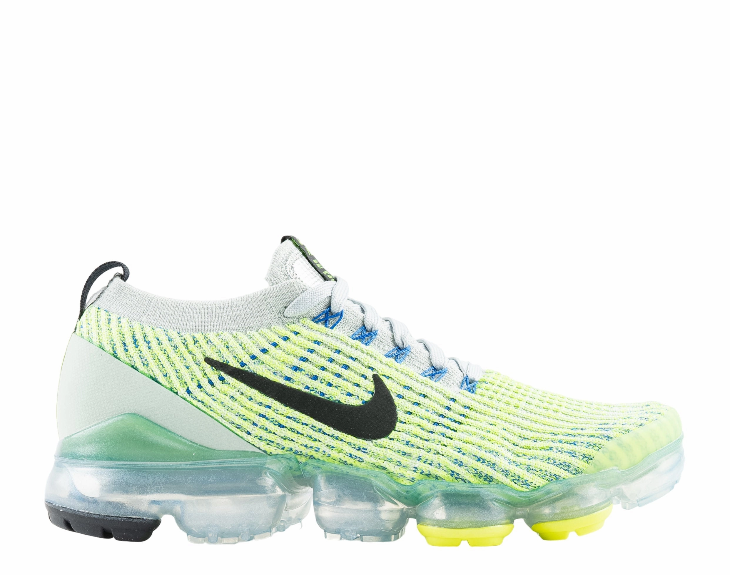 Olympics Nike Shoes Nike Air Max Vapormax Flyknit 3 Silver/Black-Volt Men's Running Shoes AJ6900-005