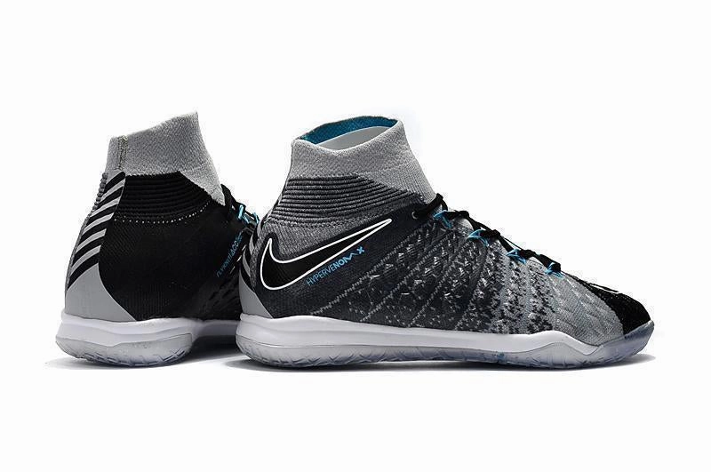 New Nike HypervenomX Proximo II DF IC HP30021 Soccer Cleats Shoes WolfGrey Black Chlorine Blue Nike Shoe Size Guide