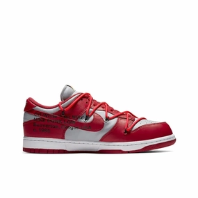 NIKE DUNK LOW X OFF WHITE 'UNIVERSITY RED' Nike Shoes Air Jordan