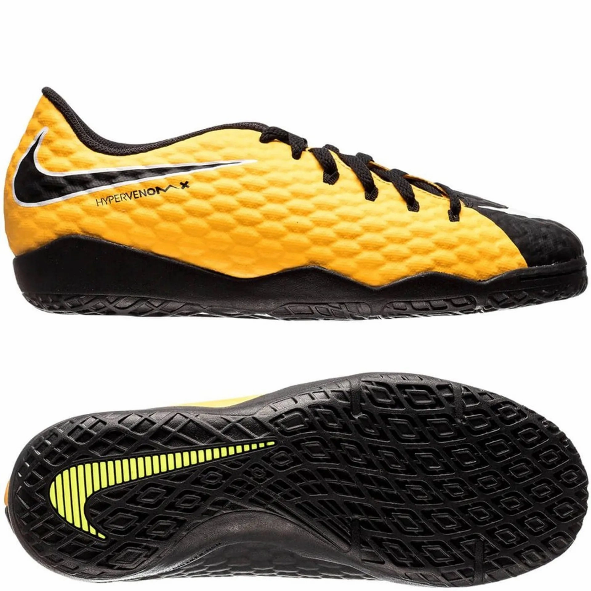 Nike Jr HypervenomX Phelon III IC Indoor Soccer Shoes - Laser Orange/White/Black Nike Acronym Shoes