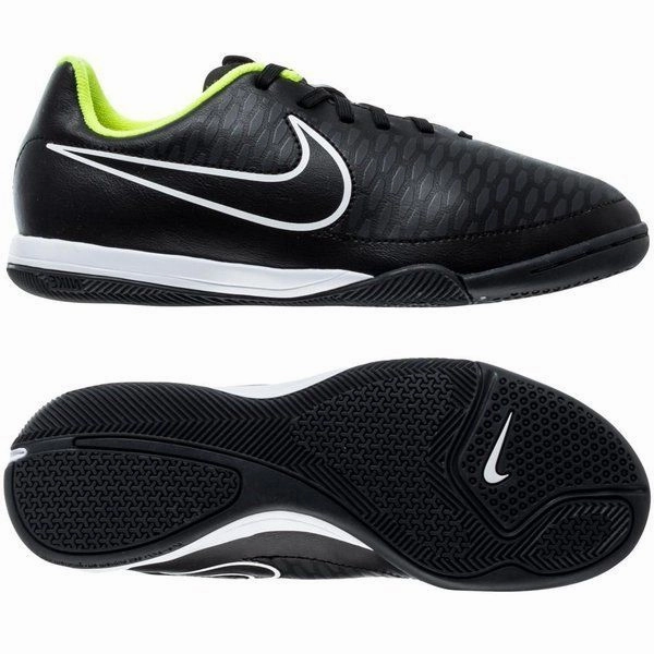 Nike JR Magista Onda IC Indoor Soccer Shoes - Black/White/Volt Nike Zoom Rival Distance Track And Field Shoes