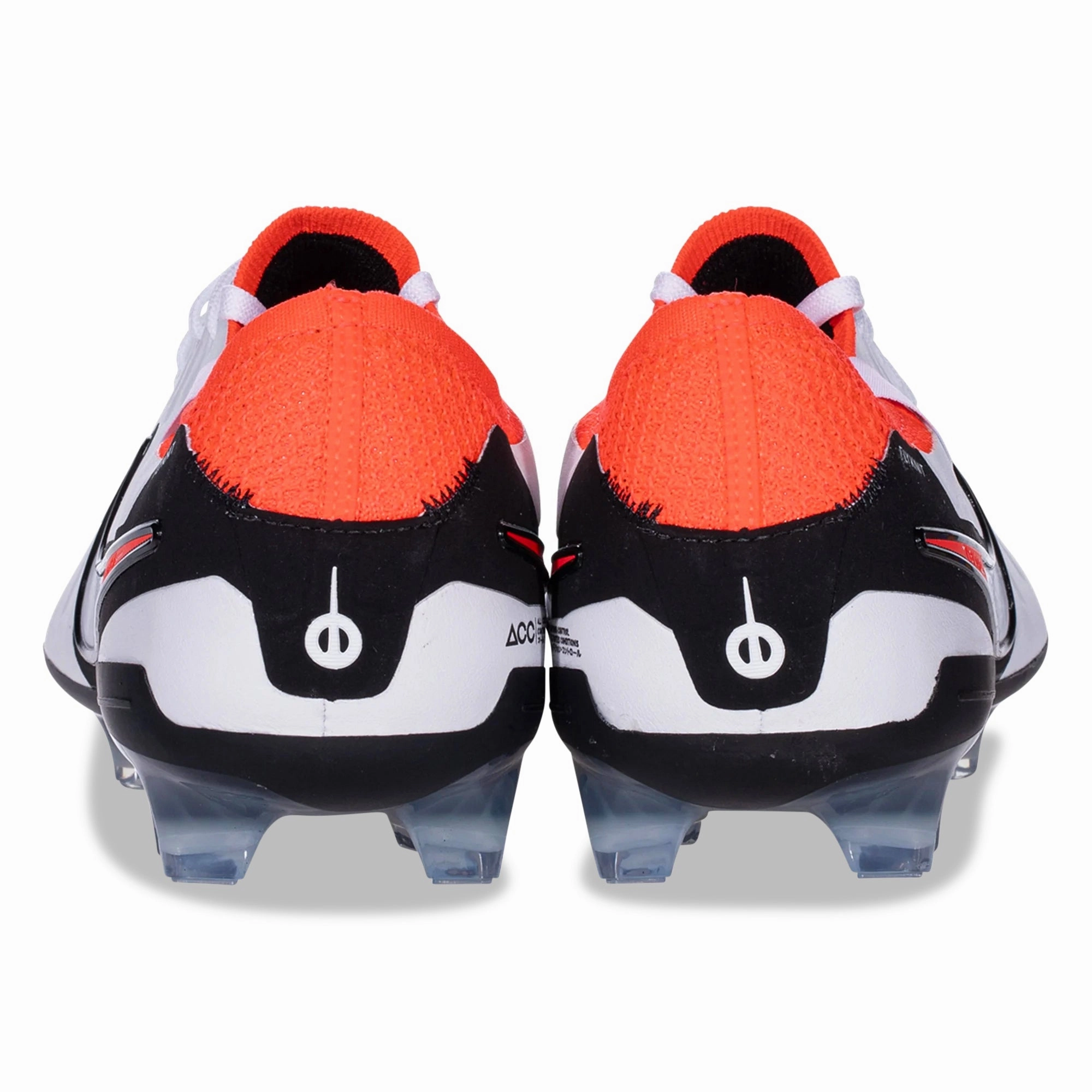 Barefoot Soccer Cleats Nike Legend 10 Elite Firm Ground Soccer Cleats (White/Bright Crimson)