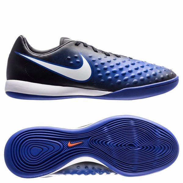 Nike Magista Onda II IC Indoor Soccer Shoes - Black/White/Paramount Blue Nike Tawa Wrestling Shoes