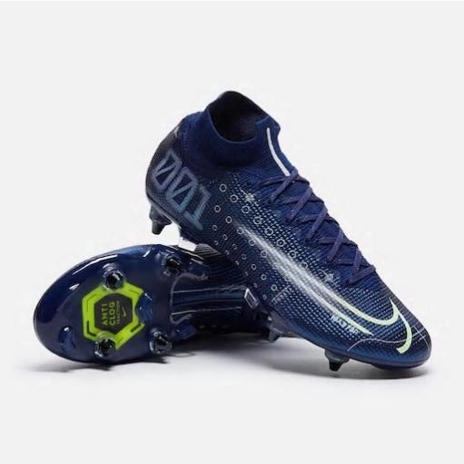 Nike Mercurial Superfly VII Elite SG-PRO AC Soccers Cleats Shoes Dark Blue New Nike Running Shoes